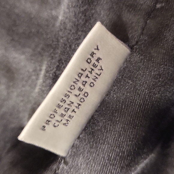 Preston & York Snakeskin Leather Jacket Zip Up Black Women's Large L - Picture 15 of 15